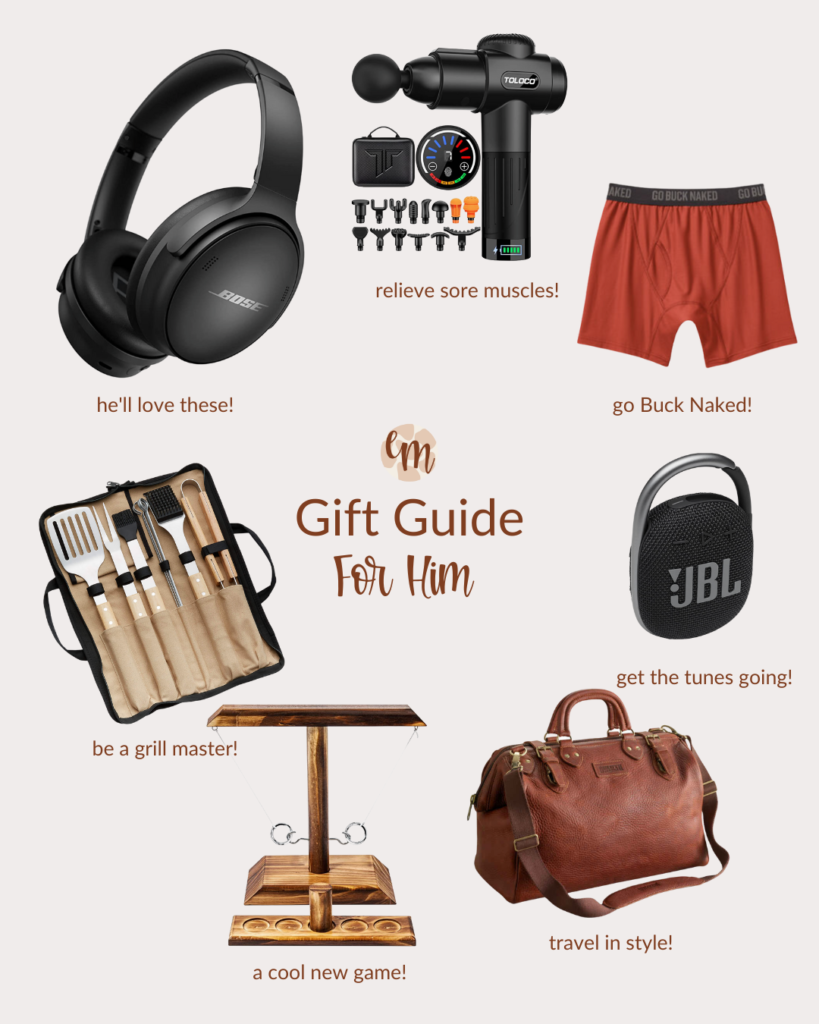 a holiday gift guide for him from your farmer friend!