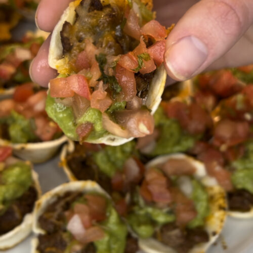 Super Easy taco cups - perfect for super bowl sunday!